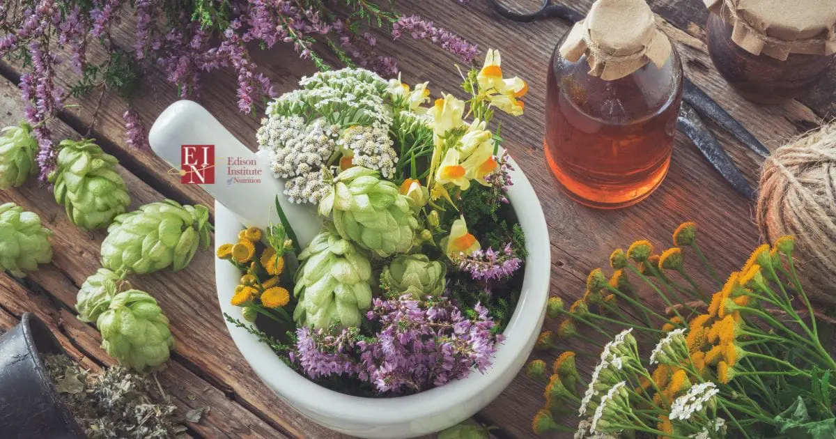 5 Herbs that soothe Anxiety Naturally | Online Nutrition Training Course & Diplomas | Edison Institute of Nutrition is a Nutrition School Training Nutrition Professionals Worldwide