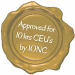 IONC Seal of approval by offering 10 hours of continuing eductation credits through Edison Insitute of Nutrition